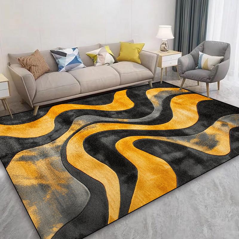 Nordic Style Abstract Rugs for Living Room Decoration Large Area Carpet Non-slip Bedroom Lounge Rugs Washable Coffee Tables Mat