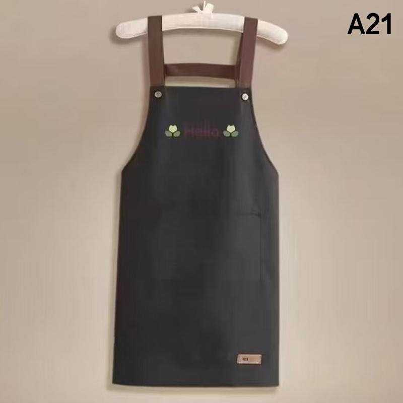 Odolná zástěra proti špíně Vodotěsná Velká kapsa Hotel Restaurace Kavárna Západní kuchyně Vaření Cukrářství Pracovní oblečení Zástěra