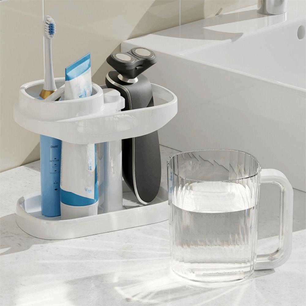 Adjustable Toothbrush Holder Dustproof Mouthwash Cup Cup Storage Rack  Student Dormitory