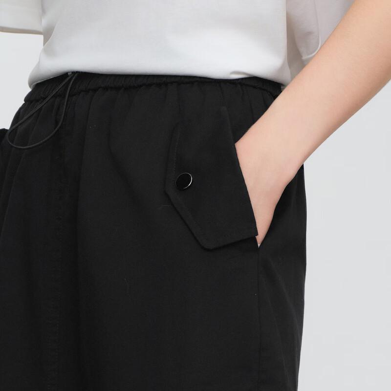 Elva' Island Women's High-Waist A-Line Slit Midi Skirt