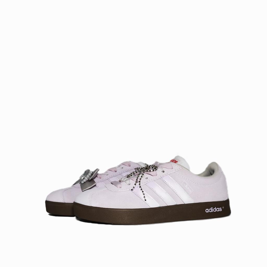 Adidas Neo VL Court 2.0 Coverage Abrasion Resistant Low top Skateboard Shoes Unisex Purple Pink JS3003(team665-)
