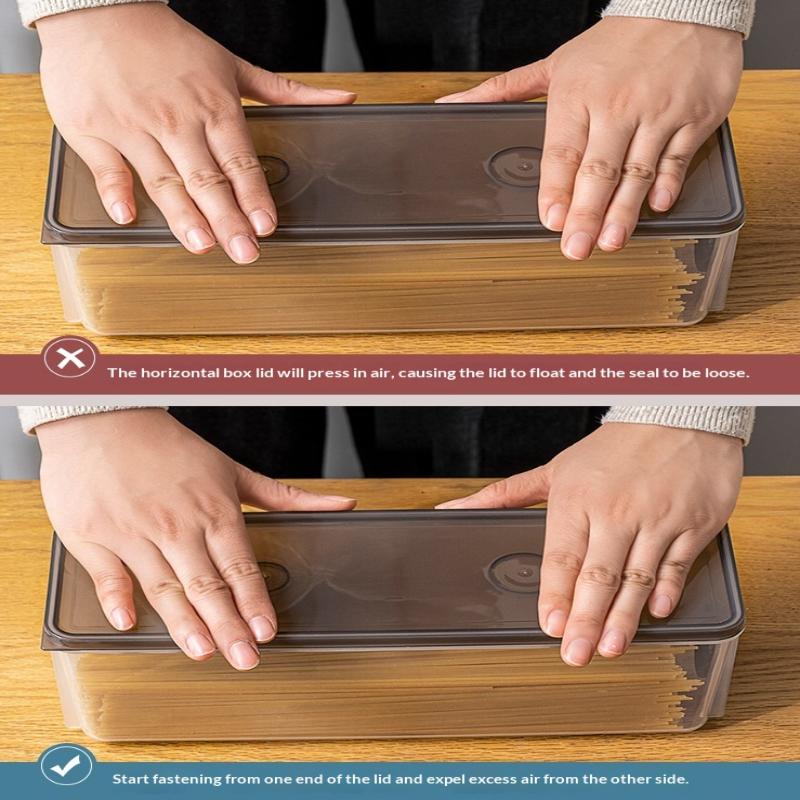 Refrigerator Fresh-Keeping Storage Box, Fresh-Keeping Artifact,Small Food Preservation Boxes,Transparent Sealed Storage Box