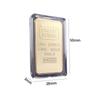 Fine Gold Gold Plated Bullion Bar Modern with Different Serial Swiss Bank Gold Bullion Bar Funny Replica Commemorative Coin Home