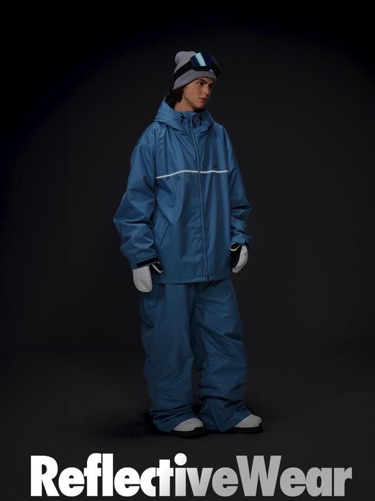 Ashgleem Snowboard Sizes Water and Size Snowboard Ski Thick Jacket, 4L/6L, 12,000mm Resistance, Men's Women's, AGJ-122BB TW081, 6L, Snowwear, Wear,