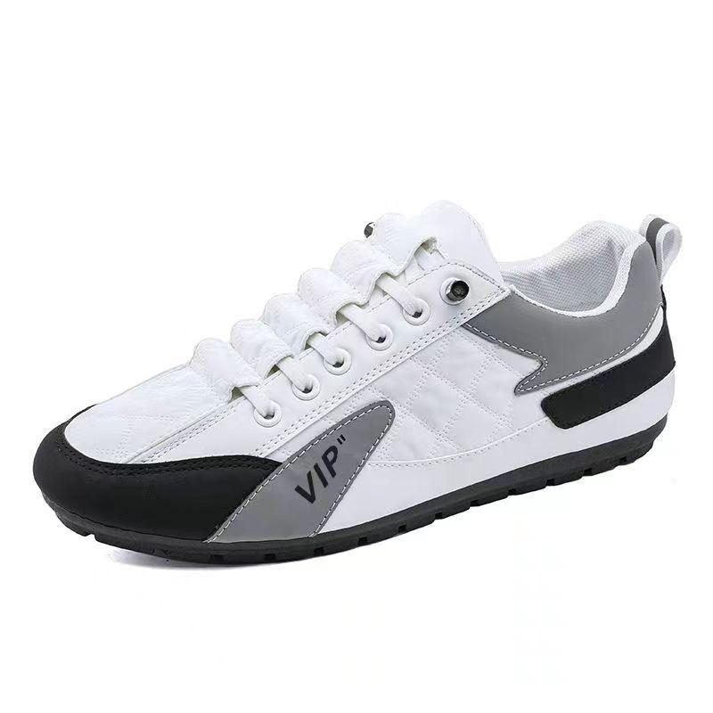 Sneaker Herren 2024 Frühling neue Low-Top Schuhe Herren Trend vielseitige Freizeitschuhe Mode Board Schuhe Koreanische Version Doudou Schuhe
