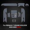 For Renault Grand Koleos 2024 2025 Automotive Interior Protection Transparent Film TPU Anti-scratch Sticker Dashboard GPS