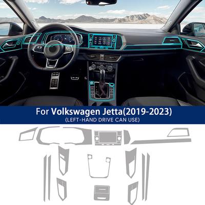 Tpu Interior Film for Volkswagen VW Jetta - Car Stickers Center Console Screen Dashboard Gear Door Windows Panel Decal