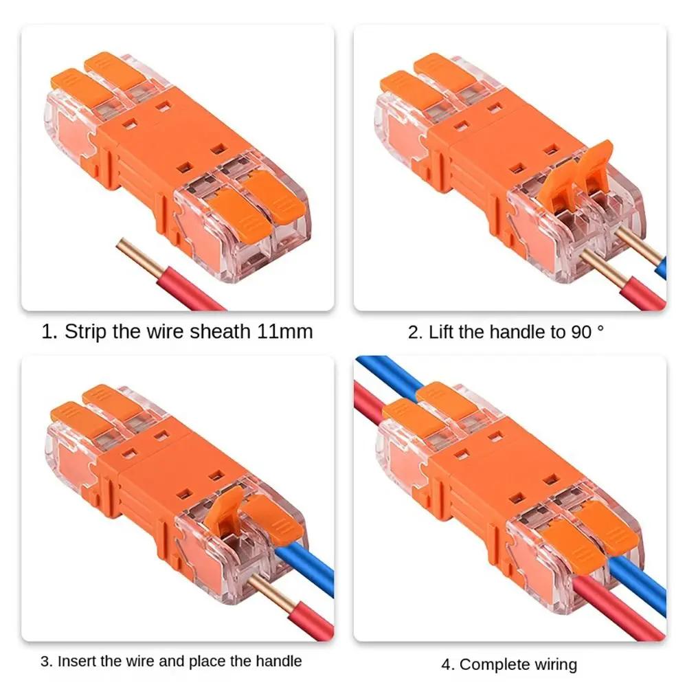 Mini Quick Terminal Block Universal Compact Fast Connector Compact Splice Electrical Connectors Electrical