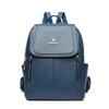 Soft Leather Backpack Women's Large Capacity Backpack Student Schoolbag