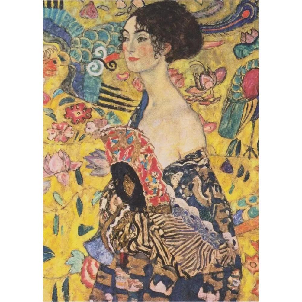 Classic Abstract Figure Artworks of Gustav Klimt, Including "The Kiss" and "The Tree of Life" Home Decor Gifts.