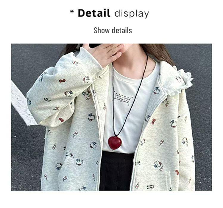 Girls' Autumn/Winter 2025 Korean-Style Chic Jacket: Cute, Hooded, Trendy Fashion for Medium and Large Children.