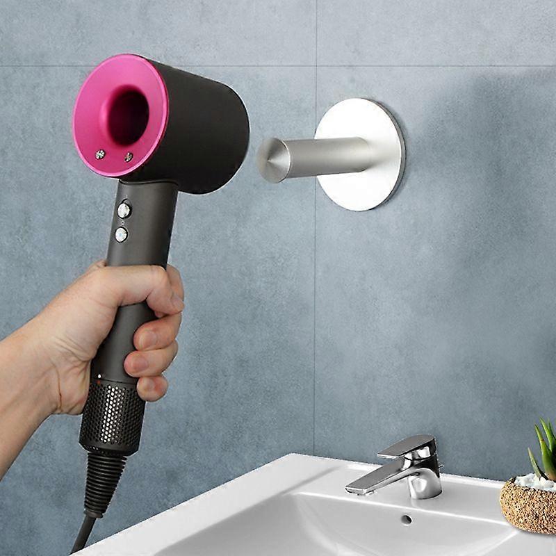 Supersonic Hair Dryer Wall Mount Holder Compatible with Dyson Hair Dryer for Bathroom Bedroom 9.5*8*3cm SilverKoleZy
