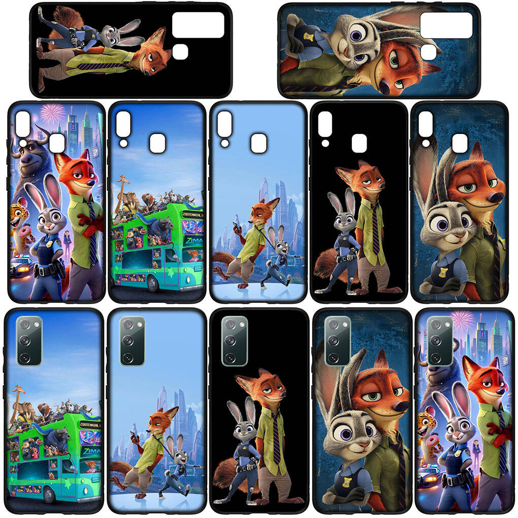 For Samsung Galaxy S25 S24 S23 iPhone 17 16 15 Xiaomi Redmi Note 14 13 12 11 Plus Pro Max XR Phone Case Zootopias 2 Judy Nick Garys OPPO Huawei Cover