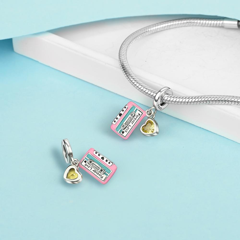 Charms Perlen Kupfer Grammophon Waldhorn Noten Schlagzeug Band Anhänger Perlen Passen DIY Armbänder Schmuck Geschenk