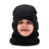 Children Hat Solid Color Stretchy Fit Kids Knitted Hat Winter Outdoor Activities Headgear Cold Weather Hat