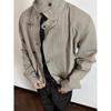 Retro American Vintage Wide Lapel Jacket for Men and Women