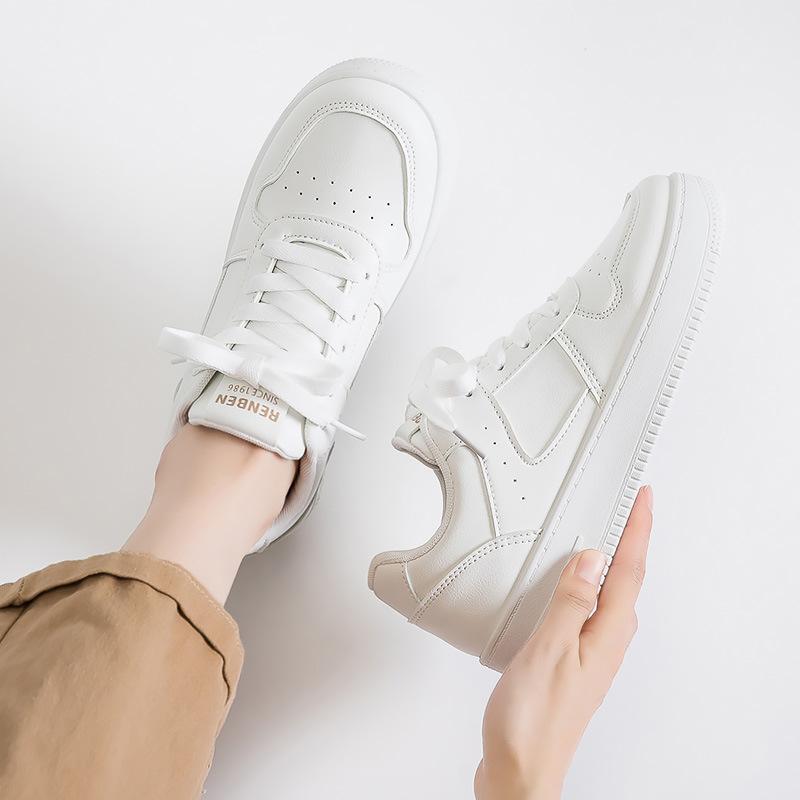 Air Force White Shoes Women's Spring Sports Shoes Student Casual Shoes Running Shoes Flat Single Shoes