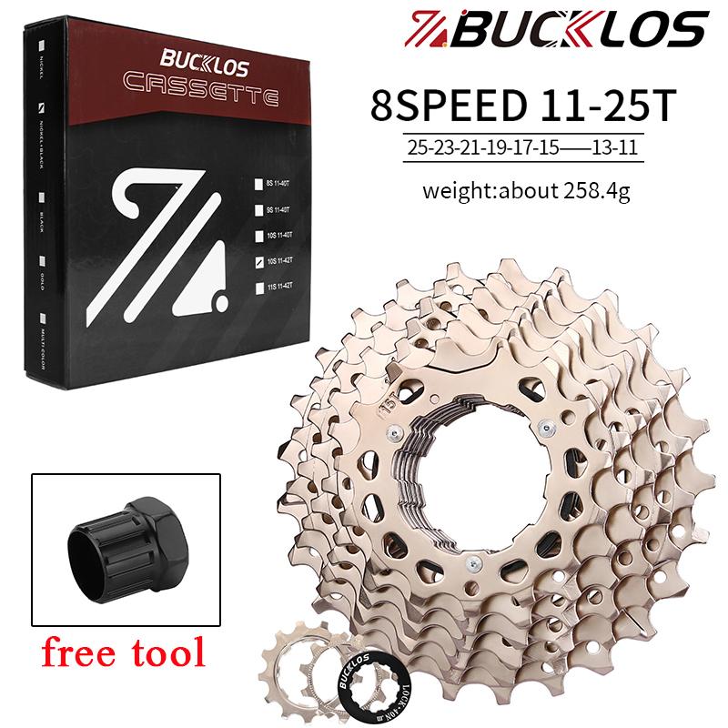 BUCKLOS велосипедная кассета 8 скоростей MTB кассета K7 Шоссейный велосипед Трещотка 25T 28T 32T 34T 40T 8 скоростей Велосипедные кассеты Маховик Для HG