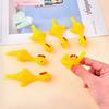 5-50pcs Novelty Catapulted Ejection Chicken Toy Light Rubber Finger Prank Flying Toy Slings Chicken Finger Toys Turkey Sticky