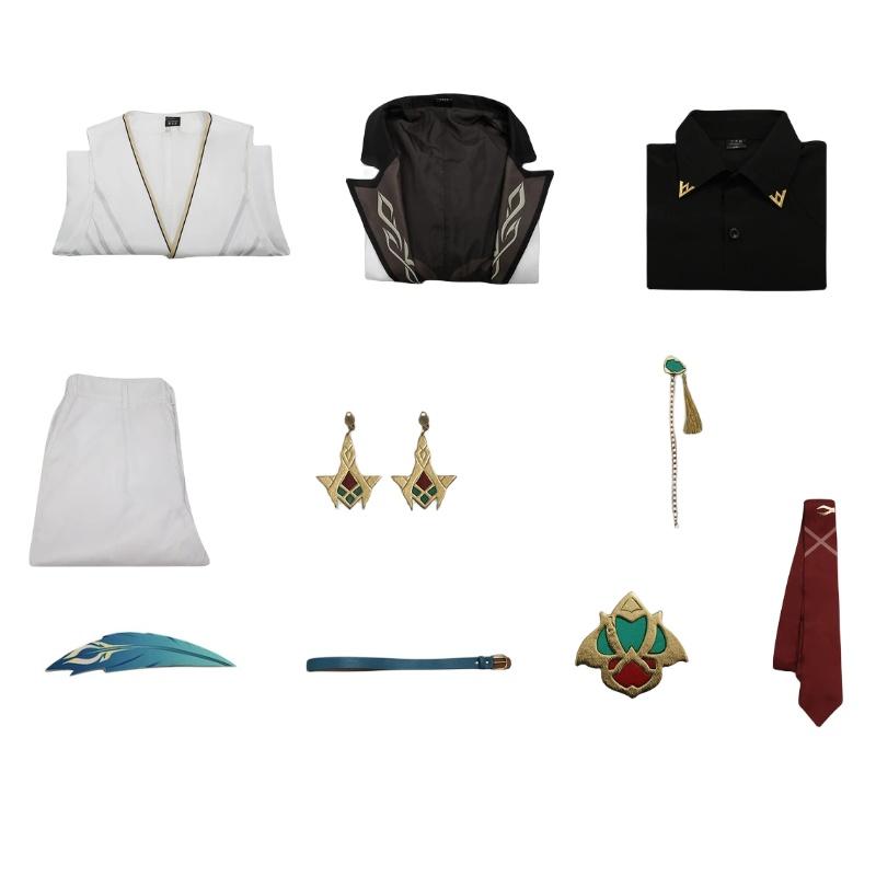 Impact Kaveh Genshin Linkage Cosplay Costume Halloween Party Outfit Gifts Fans
