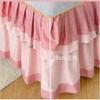 2 Layer Lace Bedspread Bed Skirt Style Bedcover 1.5/1.8/2 Meter Bed Dustproof Anti-skid Three Piece Pillowcases Bed Covers