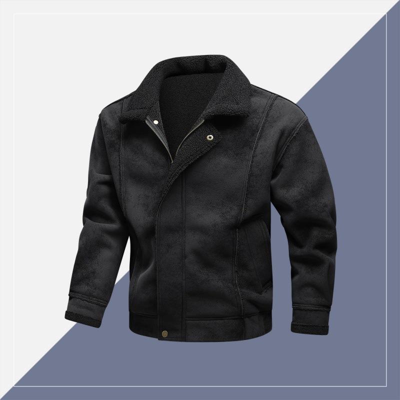 Handsome Motorcycle Retro Conventional Pu Leather Jacket for Men and Women Joker Loose Leather Jacket In Spring and Autumn.