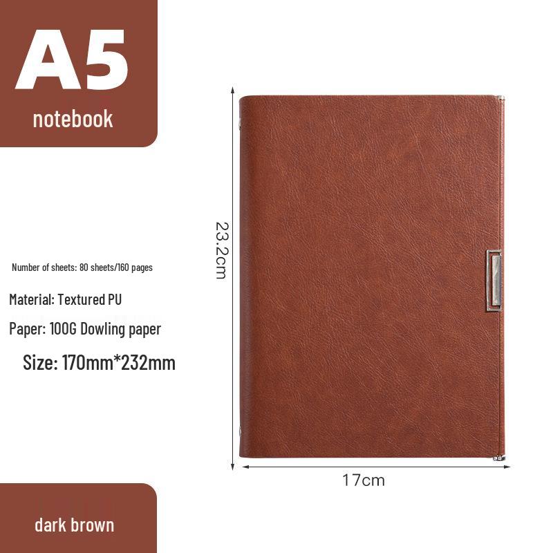 A5 Business Diary 6-Hole Binder Gift Set: Multifunctional Notebook with High Aesthetic Value A5
