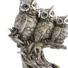 Owl Figurines Miniature Figurine Modern Owl Sculpture for Bedroom Table Centerpiece Farmhouse Decoration Housewarming Gifts