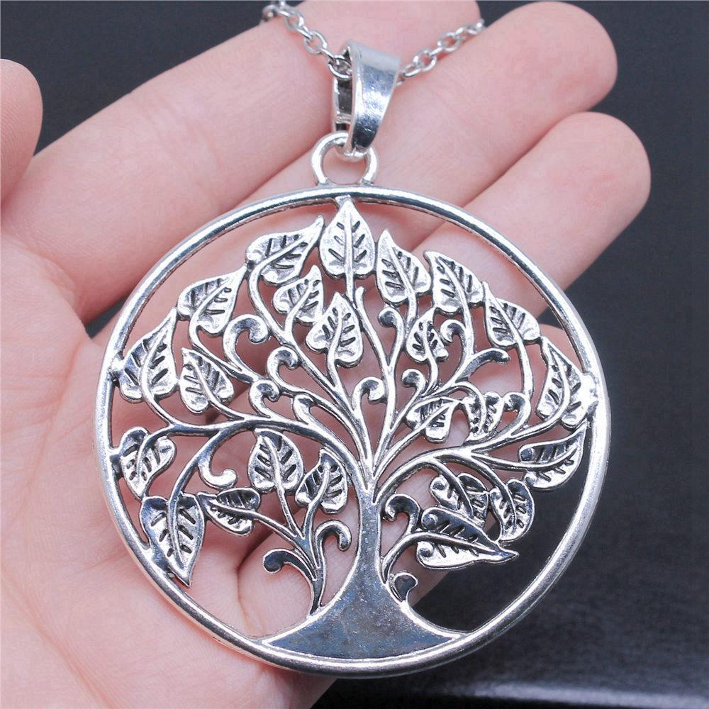 45cm Oder 70cm Lange Kette Halskette Lebensbaum Hochzeitsschmuck Zubehör QN079