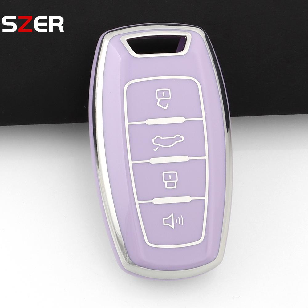 Fashion Tpu Car Key Case Cover For Great Wall Haval Jolion  H6 H7 H4 H9 F5 F7 F7X F7H H2S Gmw Dargo Protected Shell Keychain