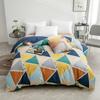 Abstract Stripes Waves Duvet Cover Geometric Pattern Queen Size Bedding 100% Cotton Quilt Cover with Zipper for Kids Adults