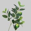Green Leaves Artificial Lemon Branch Plastic Fruit Lifelike Fake Fruit Props Realistic Flower Arrangement Simulation Fruit Tree