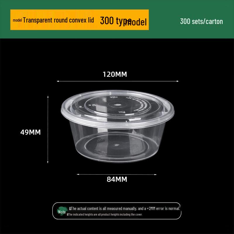 

Одноразовые круглые пластиковые суповые тарелки с куполообразными крышками