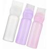 4pcs Hair Dye Comb Applicator Bottles with Graduated Scale for Mess-Free Color Application - Travel-Friendly Set