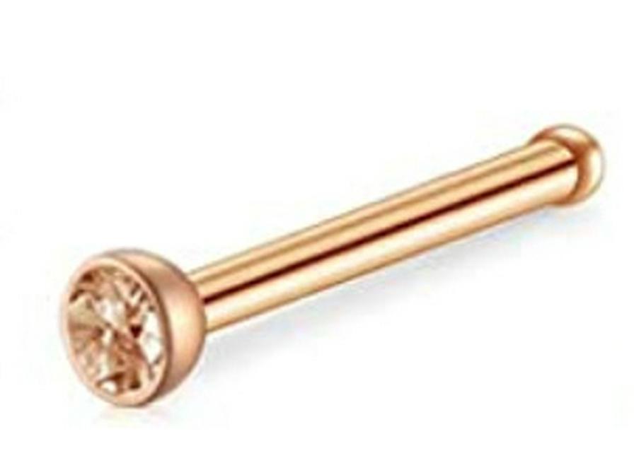 Stainless Steel Nose Ring - Stylish Nose Stud Piercing Jewelry