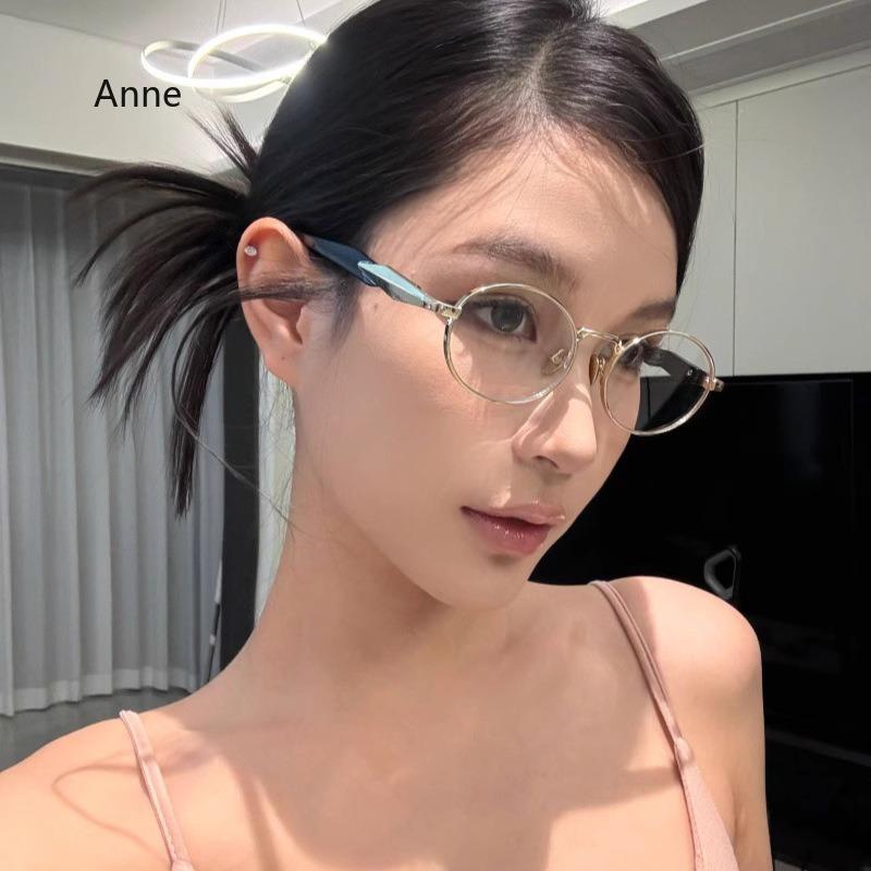 New Retro Small Oval Metal Frame Women Sunglasses UV400 Men Punk Sun Glasses Gafas De Sol Mujer Luxury Designer Vintage