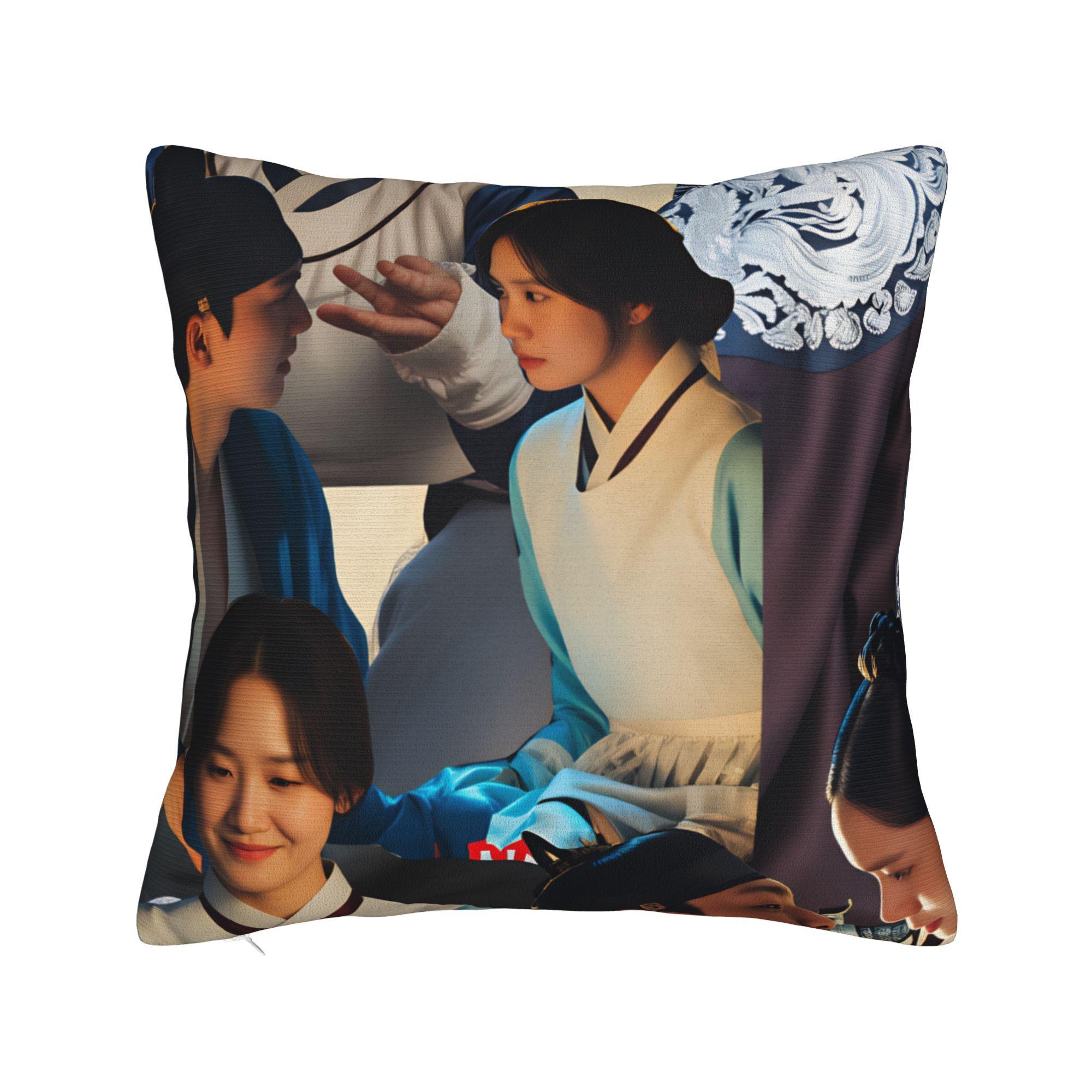 Hot TV Series Love Couple Bon Appetit Your Majesty Pillow Case  Design Pillow Cover For Sofa Home Decor Novelty Pillowcases 50*50cm