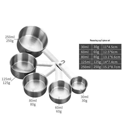 Stainless Steel Measuring Cup Set