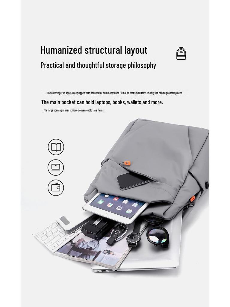 Stylish Large-Capacity Travel and Commuting Backpack for Students and Professionals