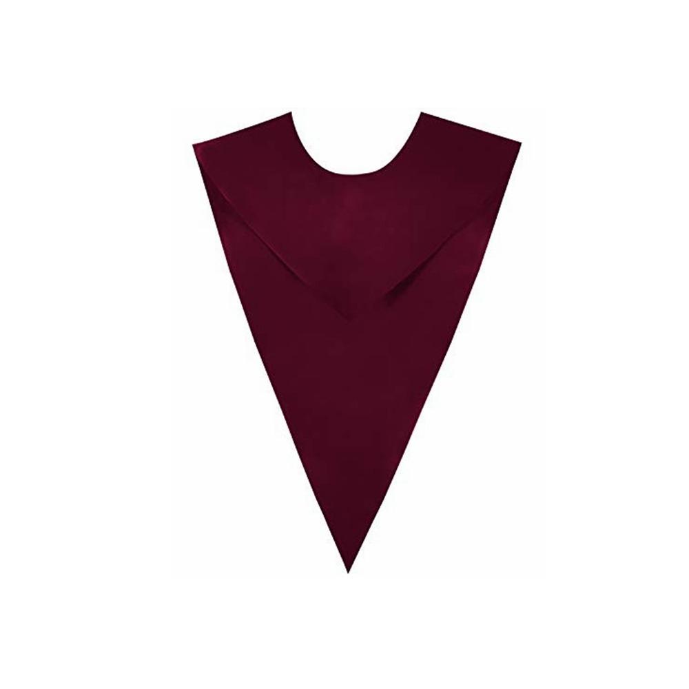 

Plain Doctoral Stole Solid Color Academic Celebration Accessories Choir Performance Adults глубокий/красный