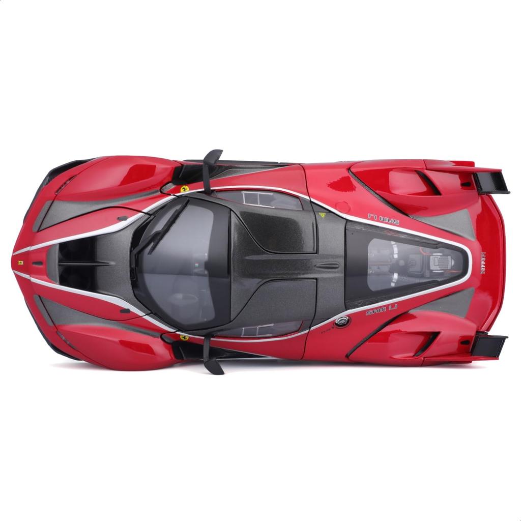 Bburago Scale Signature Series Ferrari Red Diecast Model Finished 1/18 FXX-K #88 / Car, Model, 18-16907 (#88)