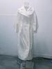 Retro European & American Lantern Sleeve Wool Coat with Large Lapel for Autumn and Winter
