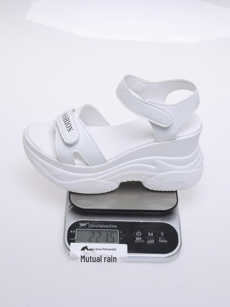 Women's Platform Sandals - 2026 Summer Velcro Wedge, Thick Sole, Plus Size, Beach-Ready