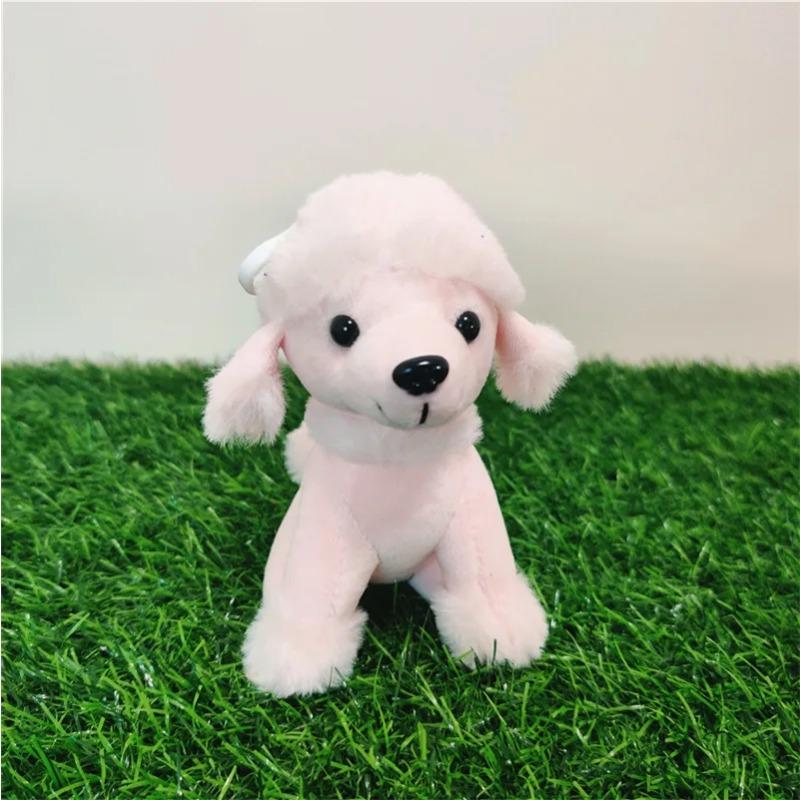 New Soft Pendant Cute  Simulation Poodle Plush Toy Bag Pendant Lifelike Sweet Keychain Doll Funny Cool  Birthday Gift