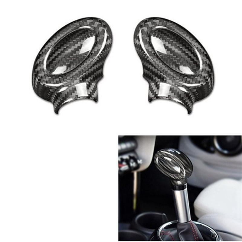 For Mini Cooper F54 F55 F56 F57 F60 Countryman Car Gear Shift Knob Cover In Carbon Fiber Interior Trim Accessories