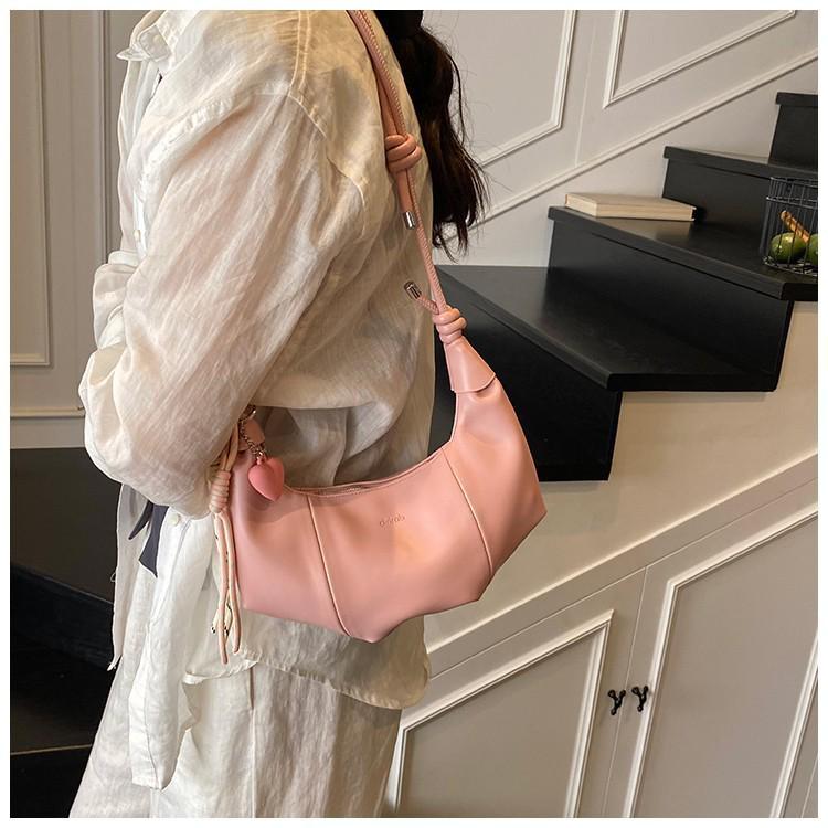 Modna damska wysokiej klasy wszechstronna torba pod pachę typu Croissant 2025