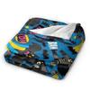 Batmans Graffiti Knitted Blankets Flannel  Super Warm Throw Blanket for Bedroom Sofa Bed Rug