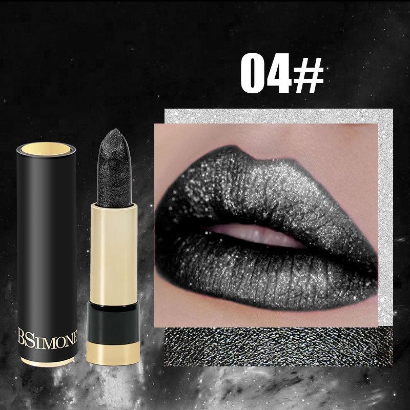 

Блискуча помада Стійка Водостійка Блиск для губ з глітером, Високопігментована Водостійка Помада-глазур Блискуча Помада для вечірок 04