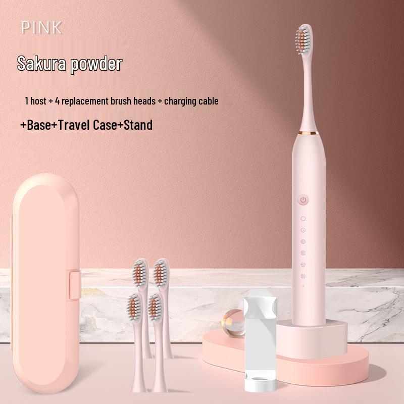 Rechargeable Sonic Electric Toothbrush for Adults: Soft Bristle, Smart, Couple-Friendly Model.
