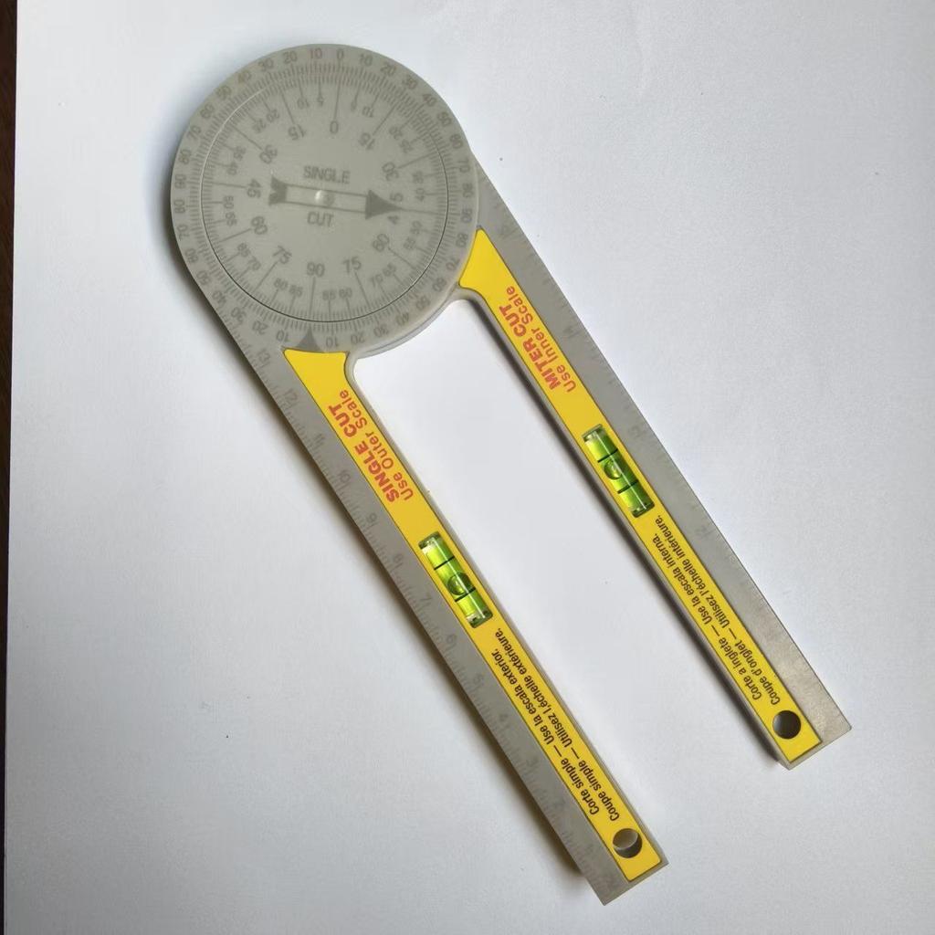Industrial Grade 360 Horizontal Angle Gauge Protractor for Woodworking & Router Tools Miter Saw & Drill Locator